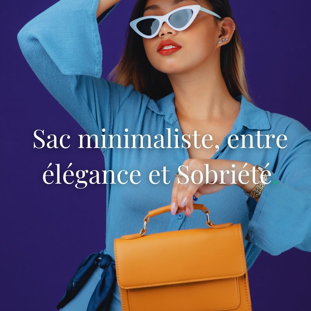 Sac minimaliste, entre élégance et Sobriété. Image