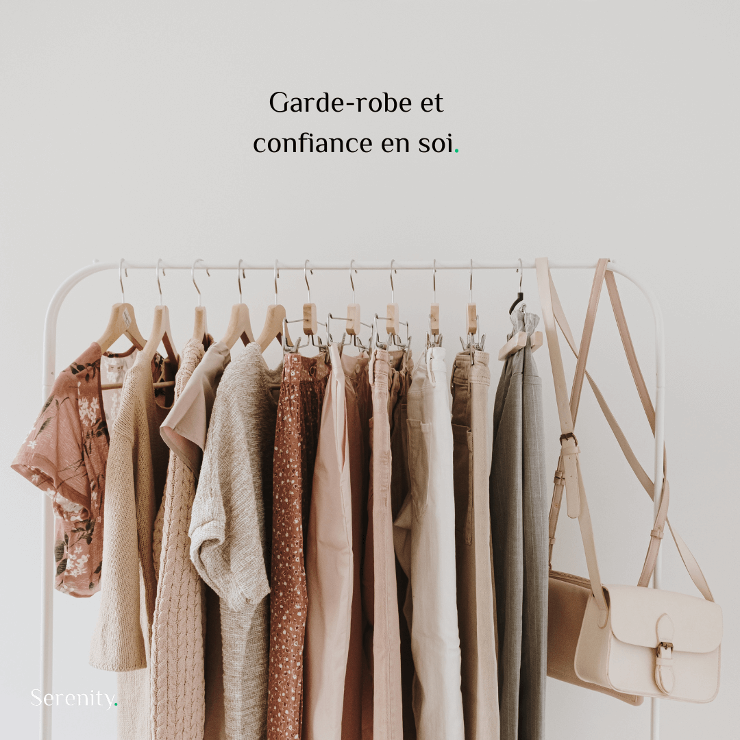Image pour un article de blog sur le lien entre la garde-robe et la confiance en soi Image