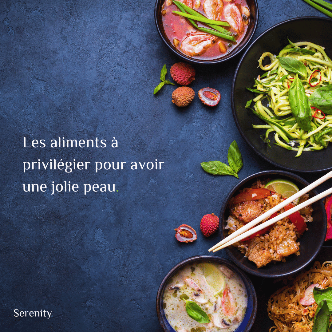 Les aliments à privilégier pour avoir une jolie peau