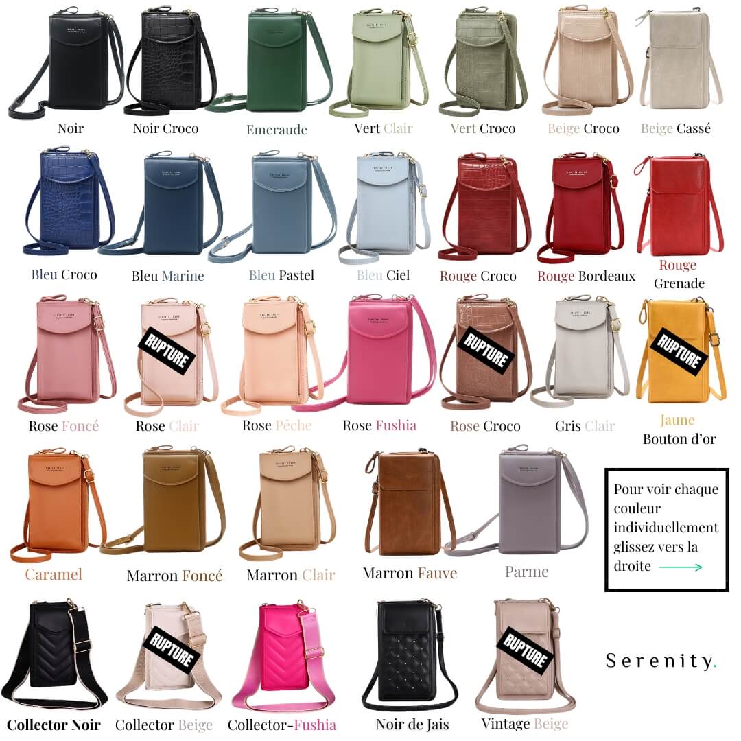 Le Serenity’Bag, un sac à main pour femme pratique, classe et glamour qui permet d'avoir un sac léger au quotidien pour y ranger toutes nos affaires essentielles.